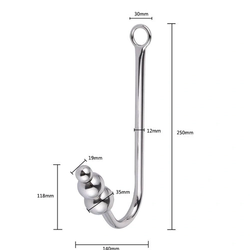 Cuffs Collar with Beaded Hook 5334 and Anal Elegant 1020